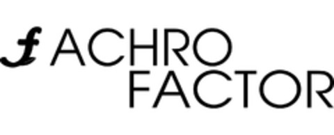 f ACHRO FACTOR Logo (EUIPO, 01/19/2010)