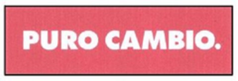 PURO CAMBIO Logo (EUIPO, 20.04.2010)