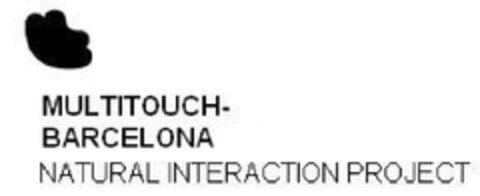 MULTITOUCH-BARCELONA   NATURAL INTERACTION PROJECT Logo (EUIPO, 25.11.2010)