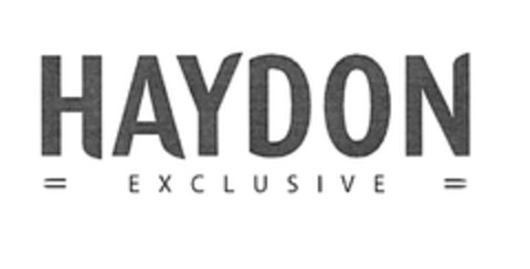 HAYDON = EXCLUSI VE = Logo (EUIPO, 04/13/2011)