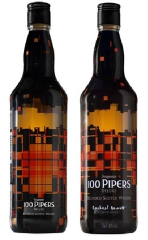 Seagram's 100 Pipers Deluxe Blended Scotch Whisky Logo (EUIPO, 10/13/2011)