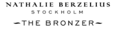 NATHALIE BERZELIUS STOCKHOLM THE BRONZER Logo (EUIPO, 07/10/2014)
