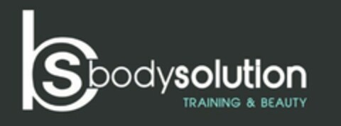 BS BODYSOLUTION TRAINING & BEAUTY Logo (EUIPO, 31.07.2014)