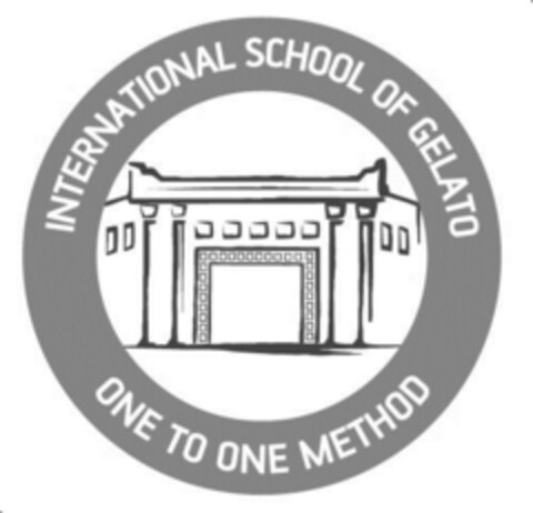 INTERNATIONAL SCHOOL OF GELATO ONE TO ONE METHOD Logo (EUIPO, 29.03.2017)