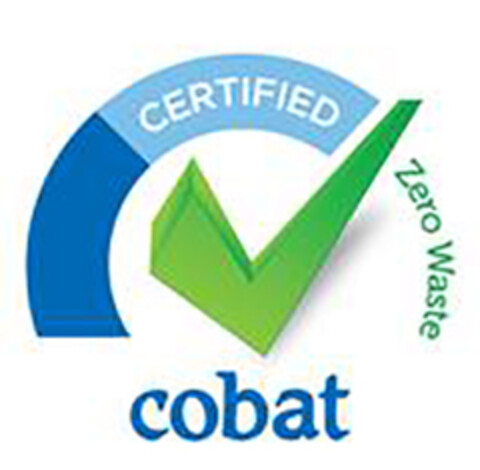 COBAT CERTIFIED ZERO WASTE Logo (EUIPO, 23.06.2017)