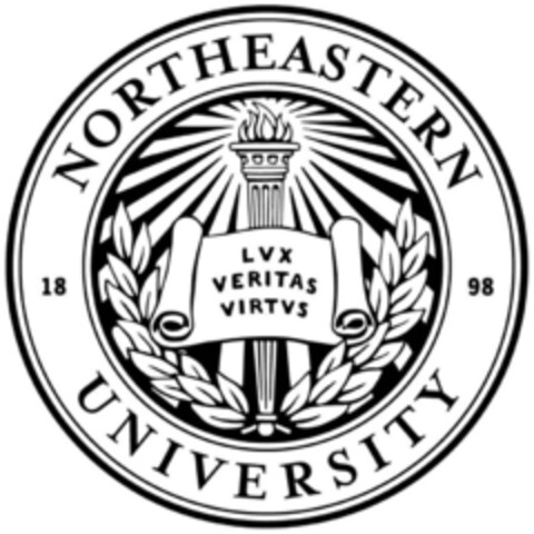 NORTHEASTERN UNIVERSITY 1898 LVX VERITAS VIRTVS Logo (EUIPO, 04.12.2017)