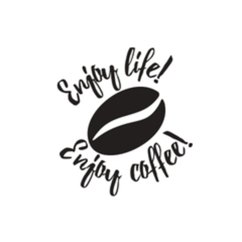 Enjoy life! Enjoy coffee! Logo (EUIPO, 06/28/2019)