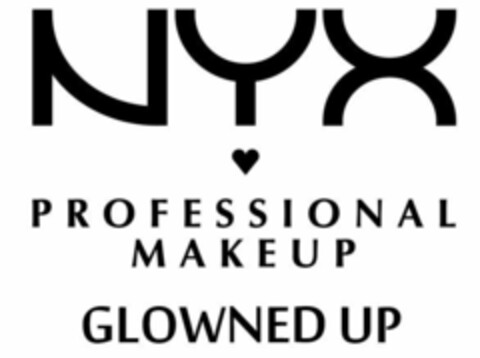 NYX PROFESSIONAL MAKEUP GLOWNED UP Logo (EUIPO, 13.02.2020)