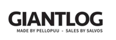 GIANTLOG MADE BY PELLOPUU SALES BY SALVOS Logo (EUIPO, 14.02.2020)