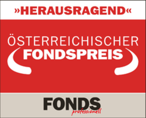 "HERAUSRAGEND" ÖSTERREICHISCHER FONDSPREIS FONDS professionell Logo (EUIPO, 05.03.2020)