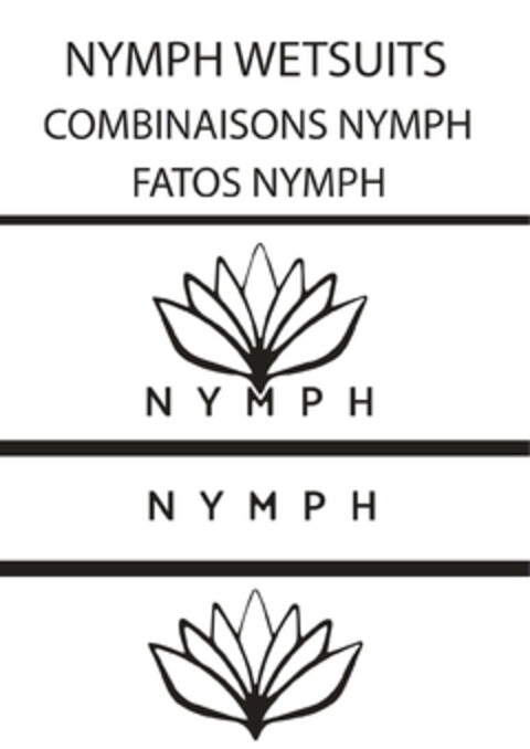 NYMPH WETSUITS COMBINAISONS NYMPH FATOS NΥMPH Logo (EUIPO, 04/12/2022)