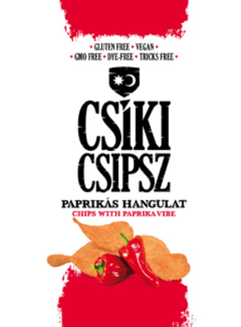 CSÍKI CSIPSZ PAPRIKÁS HANGULAT CHIPS WITH PAPRIKA VIBE Logo (EUIPO, 12/13/2022)