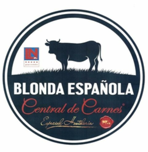 grupo norteños BLONDA ESPAÑOLA Central de Carnes Especial Hosteleria Logo (EUIPO, 13.04.2023)