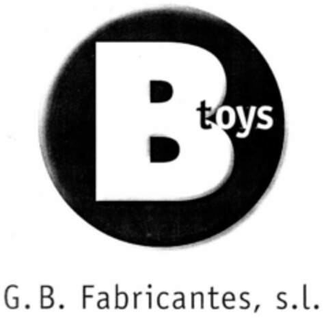 B toys G.B. Fabricantes, s.l. Logo (EUIPO, 07.12.1998)