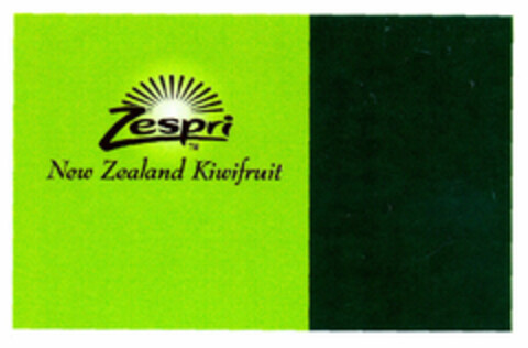 Zespri New Zealand Kiwifruit Logo (EUIPO, 30.12.1998)