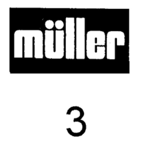 müller 3 Logo (EUIPO, 03/11/1999)