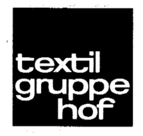 textil gruppe hof Logo (EUIPO, 24.02.2004)