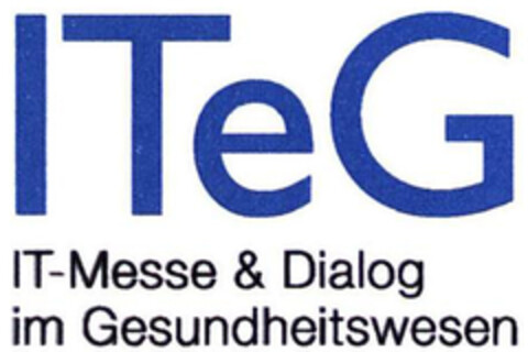 ITeG IT-Messe & Dialog im Gesundheitswesen Logo (EUIPO, 08/24/2004)