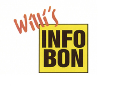 Willi's INFOBON Logo (EUIPO, 08/17/2005)