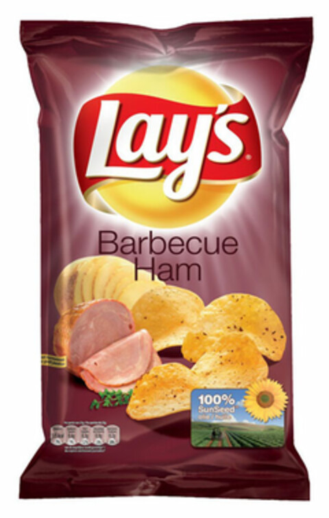 Lay's Barbecue Ham Logo (EUIPO, 20.12.2007)