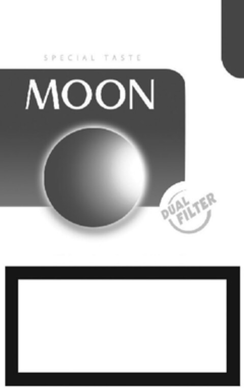 MOON, DUAL FILTER, SPECIAL TASTE Logo (EUIPO, 16.09.2009)