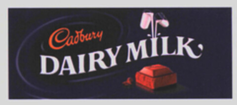 Cadbury DAIRY MILK Logo (EUIPO, 26.02.2010)