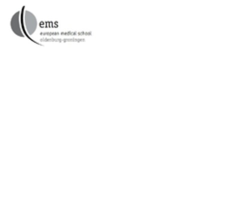 ems european medical school oldenburg-groningen Logo (EUIPO, 19.07.2011)