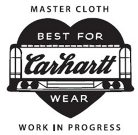 Carhartt Best for Wear Master Cloth Work in Progress Logo (EUIPO, 04/24/2012)