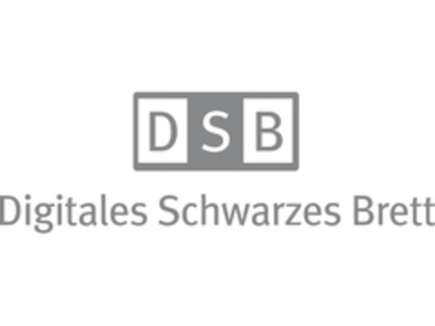 DSB Digitales Schwarzes Brett Logo (EUIPO, 07.05.2013)