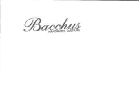 Bacchus HANDMADE GUITARS Logo (EUIPO, 26.10.2017)