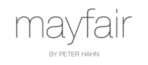 mayfair BY PETER HAHN Logo (EUIPO, 15.12.2017)