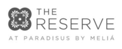 THE RESERVE AT PARADISUS BY MELIÁ Logo (EUIPO, 05.04.2019)