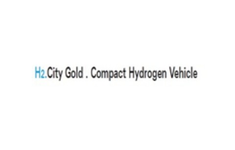 H2. City Gold. Compact Hydrogen Vehicle Logo (EUIPO, 29.05.2019)