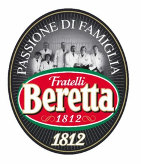 FRATELLI BERETTA 1812 PASSIONE DI FAMIGLIA 1812 Logo (EUIPO, 02/27/2020)