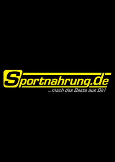 Sportnahrung.de …mach das Beste aus Dir! Logo (EUIPO, 12.02.2021)