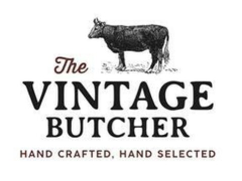 THE VINTAGE BUTCHER HAND CRAFTED, HAND SELECTED Logo (EUIPO, 18.02.2021)
