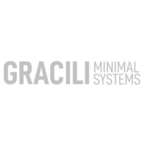 GRACILI MINIMAL SYSTEMS Logo (EUIPO, 20.05.2021)