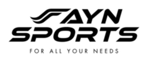 FAYN SPORTS FOR ALL YOUR NEEDS Logo (EUIPO, 01.11.2021)