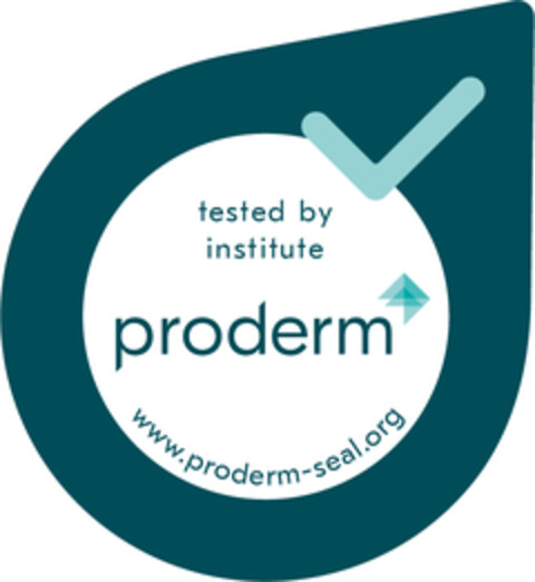 tested by institute proderm www.proderm-seal.org Logo (EUIPO, 11/03/2021)