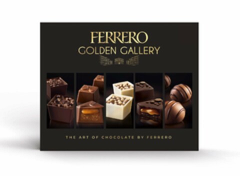 FERRERO GOLDEN GALLERY THE ART OF CHOCOLATE BY FERRERO Logo (EUIPO, 13.01.2022)