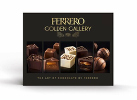 FERRERO GOLDEN GALLERY THE ART OF CHOCOLATE BY FERRERO Logo (EUIPO, 01/13/2022)