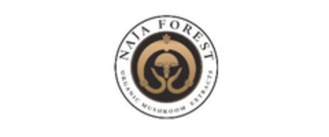 NAJA FOREST ORGANIC MUSHROOM EXTRACTS Logo (EUIPO, 12.04.2022)