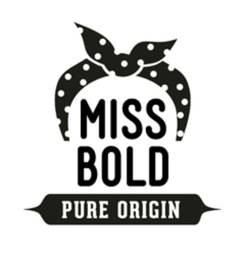 MISS BOLD PURE ORIGIN Logo (EUIPO, 13.11.2023)