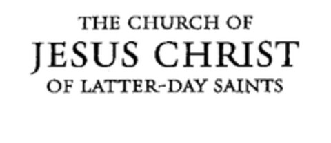 THE CHURCH OF JESUS CHRIST OF LATTER-DAY SAINTS Logo (EUIPO, 12/13/2001)