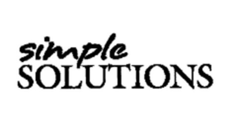 simple SOLUTIONS Logo (EUIPO, 10/06/2005)