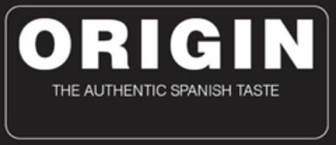 ORIGIN THE AUTHENTIC SPANISH TASTE Logo (EUIPO, 22.01.2007)