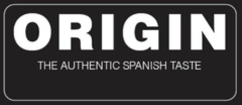 ORIGIN THE AUTHENTIC SPANISH TASTE Logo (EUIPO, 01/22/2007)