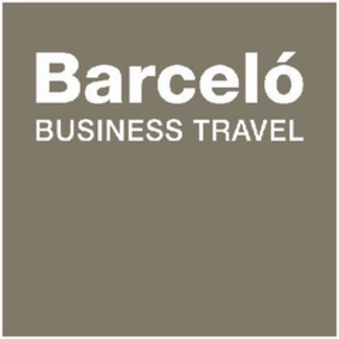 Barceló BUSINESS TRAVEL Logo (EUIPO, 31.05.2007)