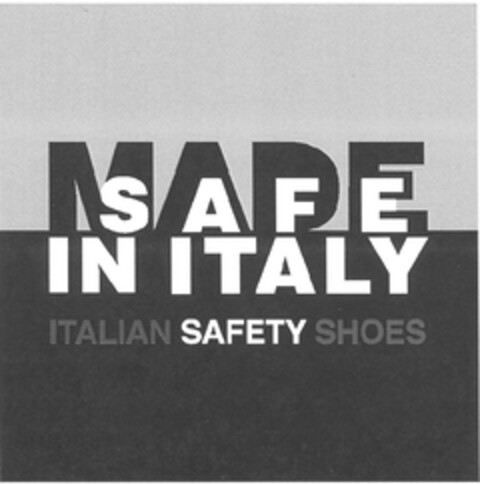 MADE SAFE IN ITALY ITALIAN SAFETY SHOES Logo (EUIPO, 08.06.2009)