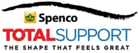 SPENCO TOTAL SUPPORT THE SHAPE THAT FEELS GREAT Logo (EUIPO, 27.07.2012)